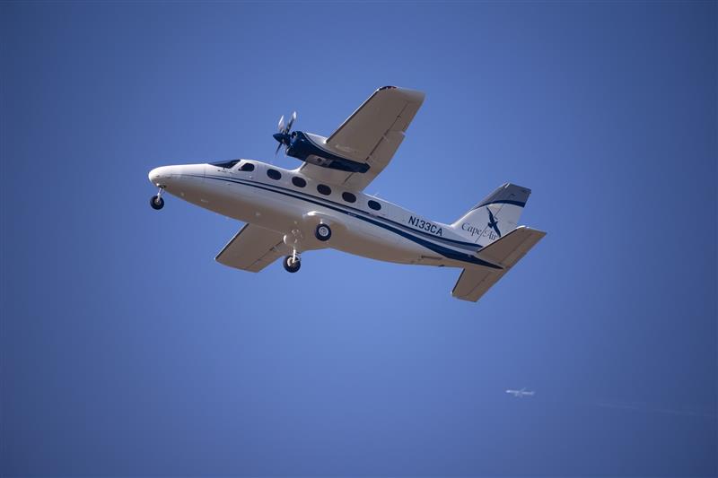 avelo airplane facing camera